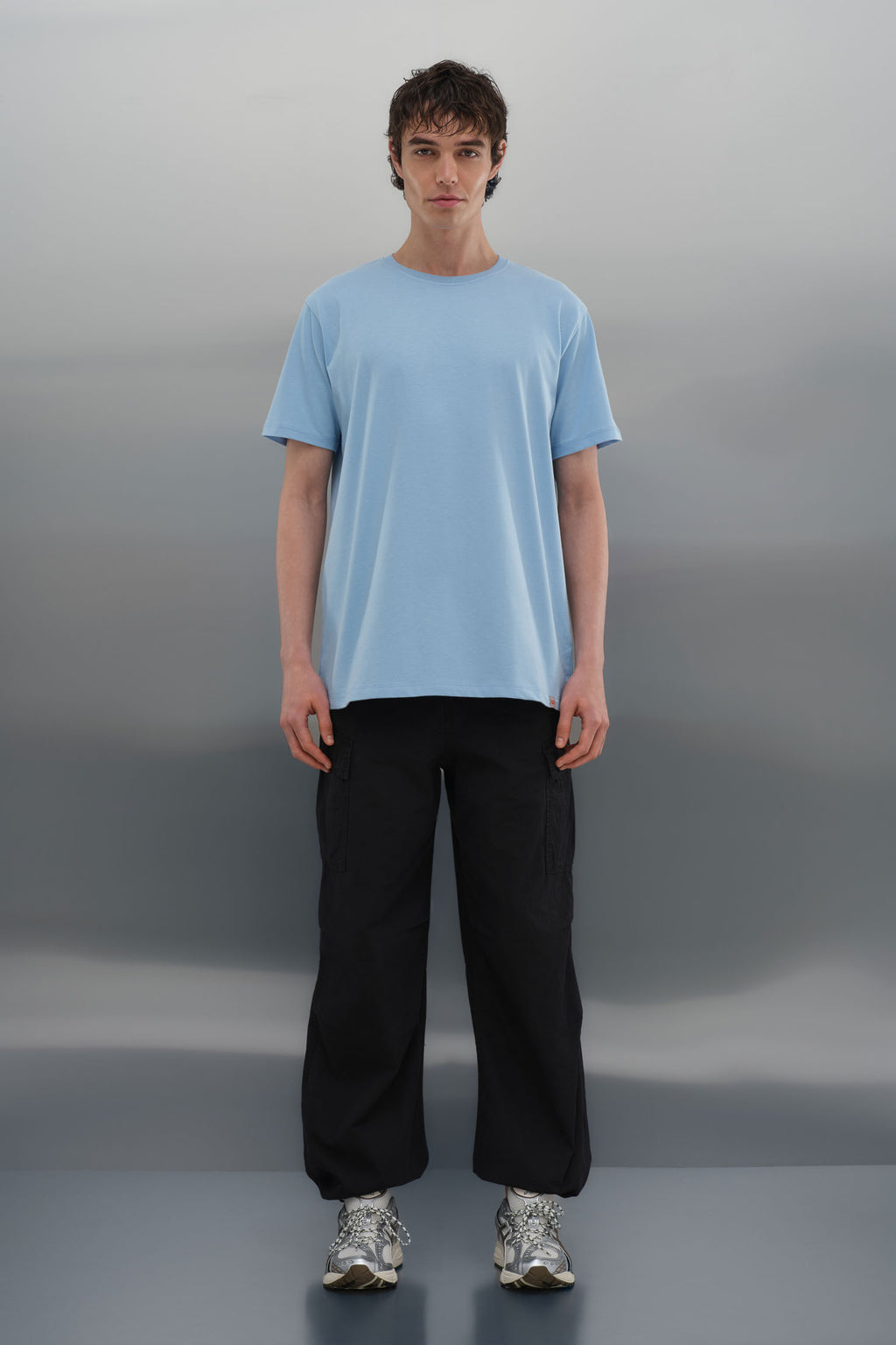 Oversize T-Shirt - Açık Mavi