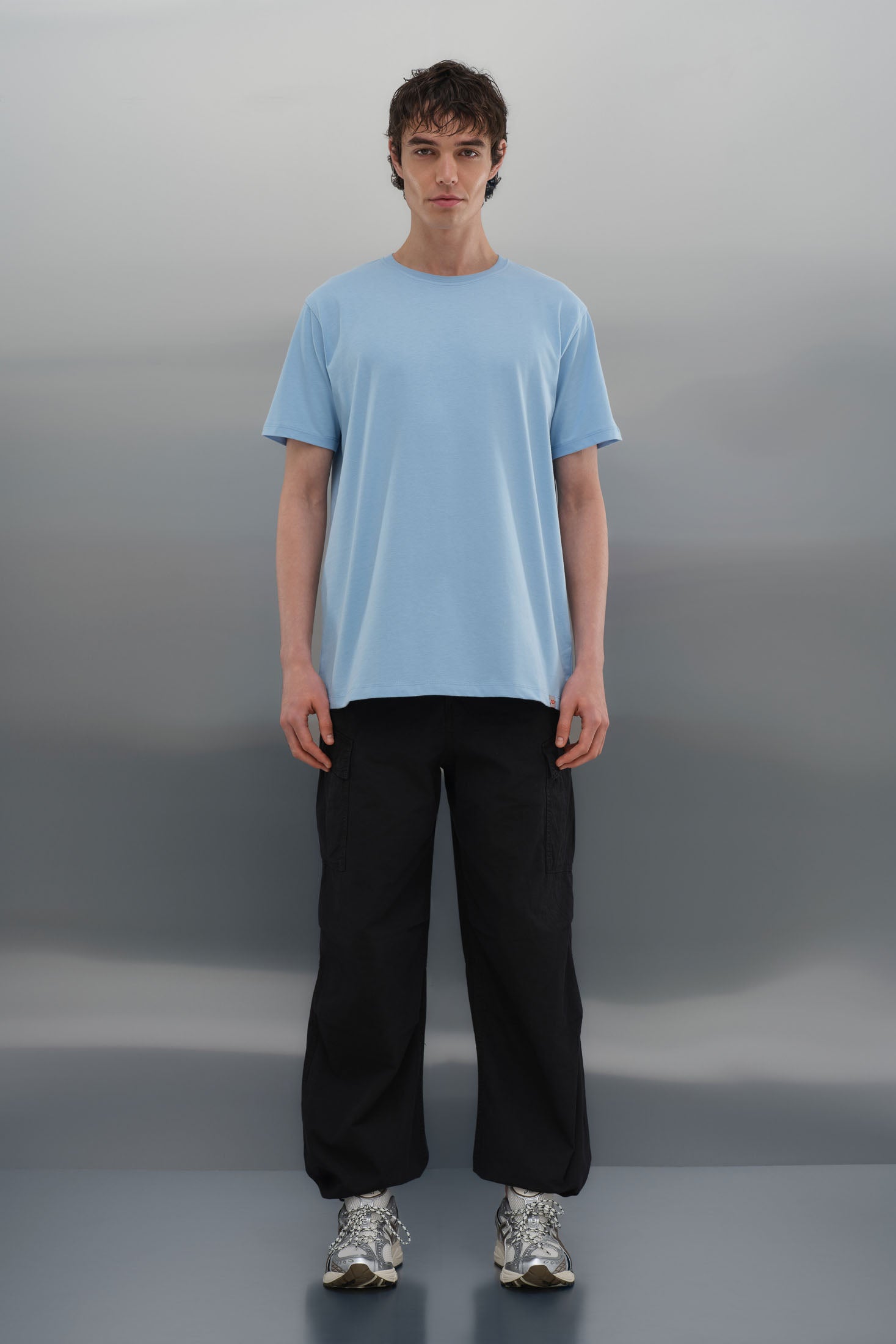 Oversize T-Shirt - Açık Mavi