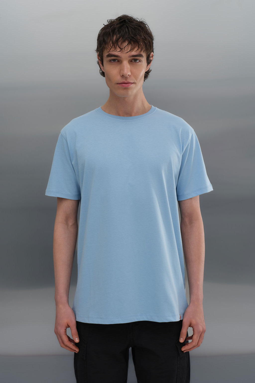 Oversize T-Shirt - Açık Mavi