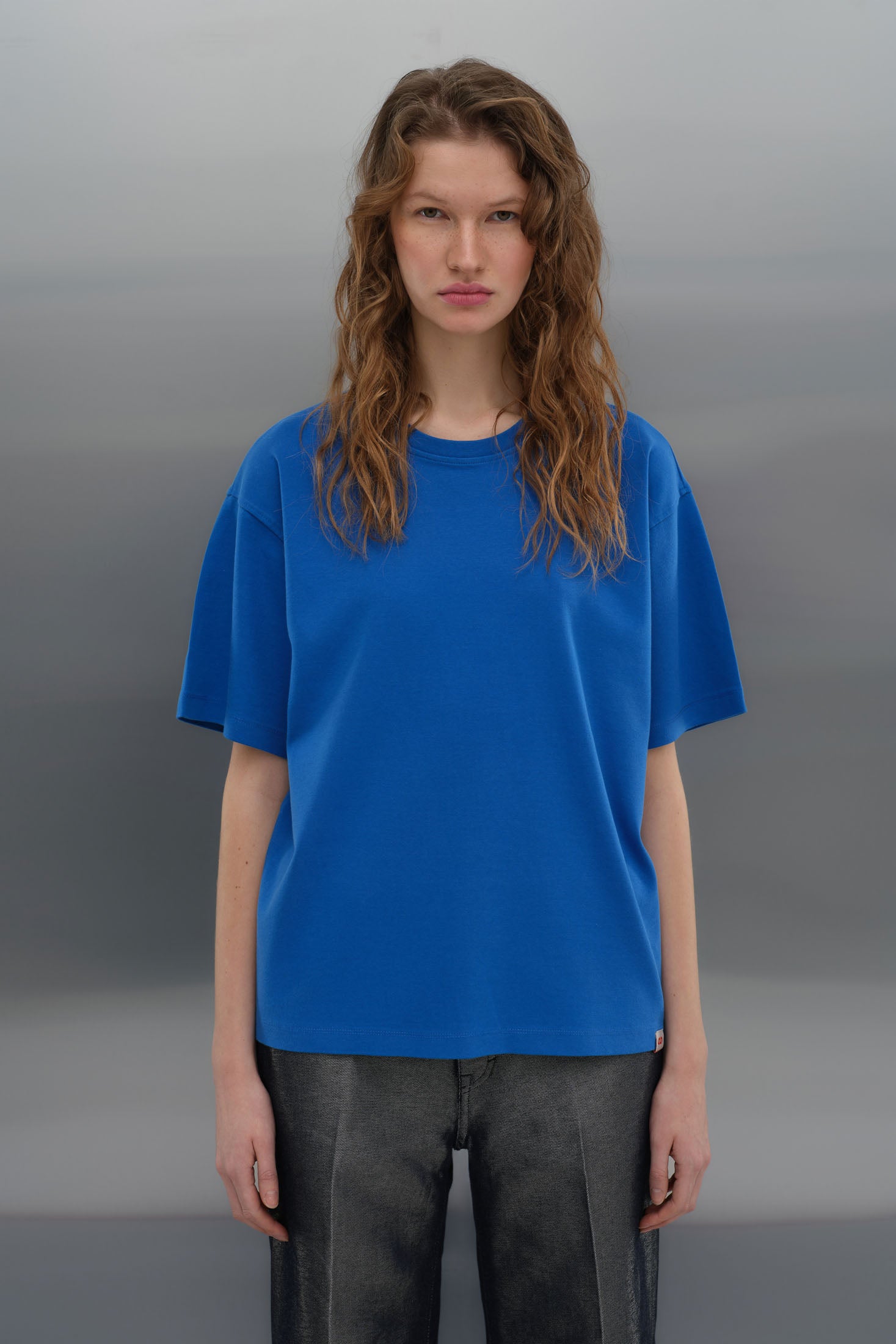 Oversize T-Shirt - Saks Mavi
