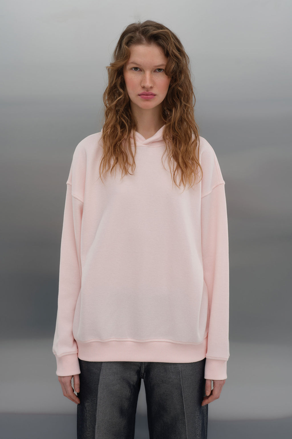 Selanik Hoodie - Açık Pembe