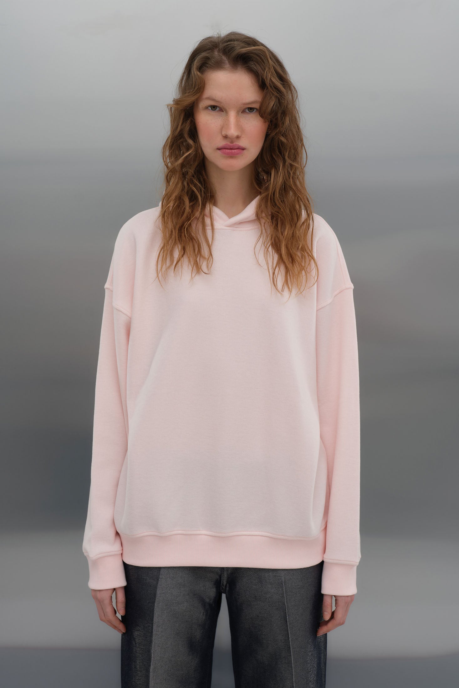 Selanik Hoodie - Açık Pembe