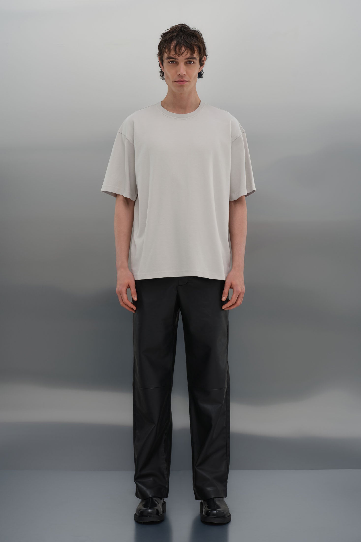 Oversize T-shirt - Açık Gri