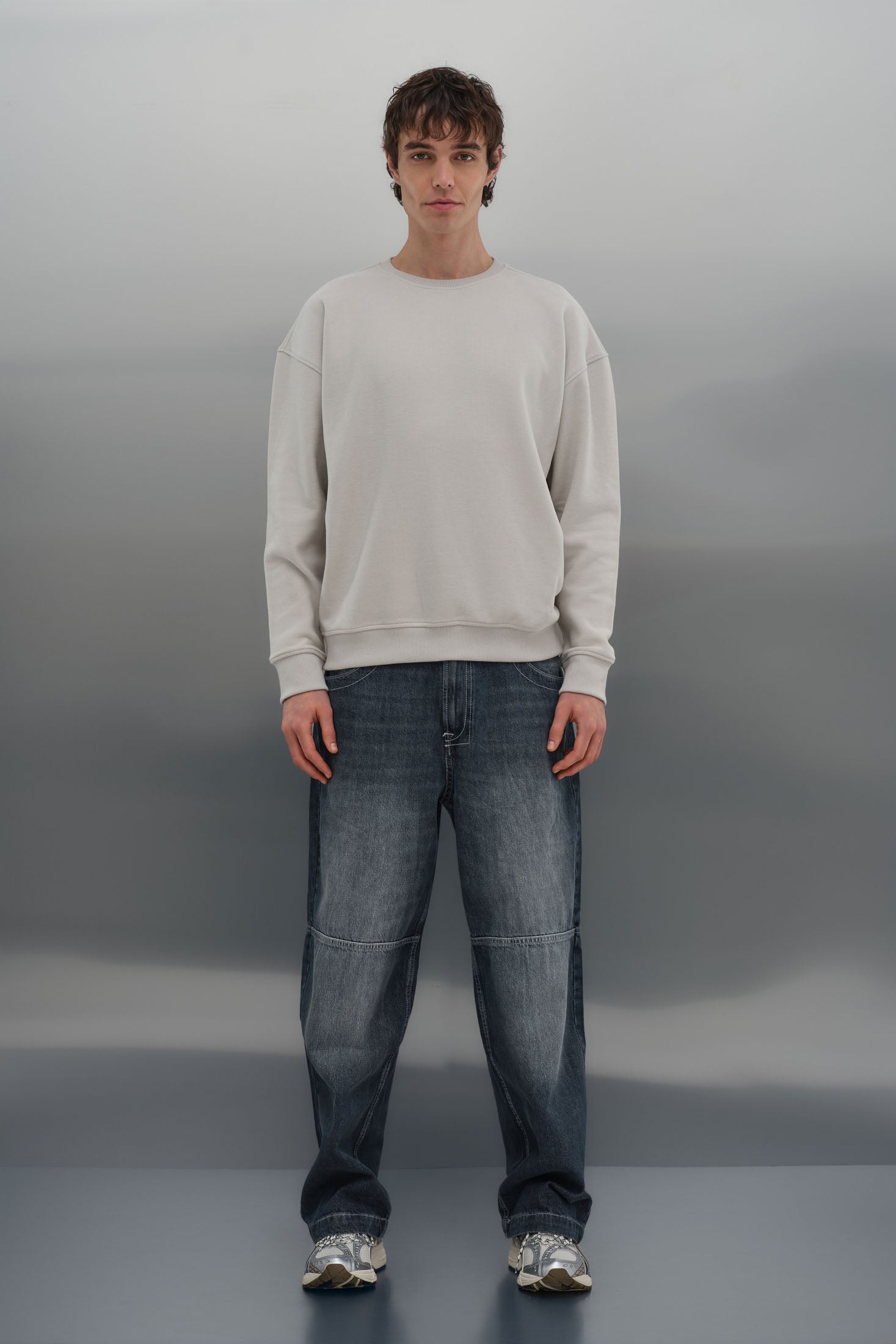 Selanik Sweatshirt - Açık Gri