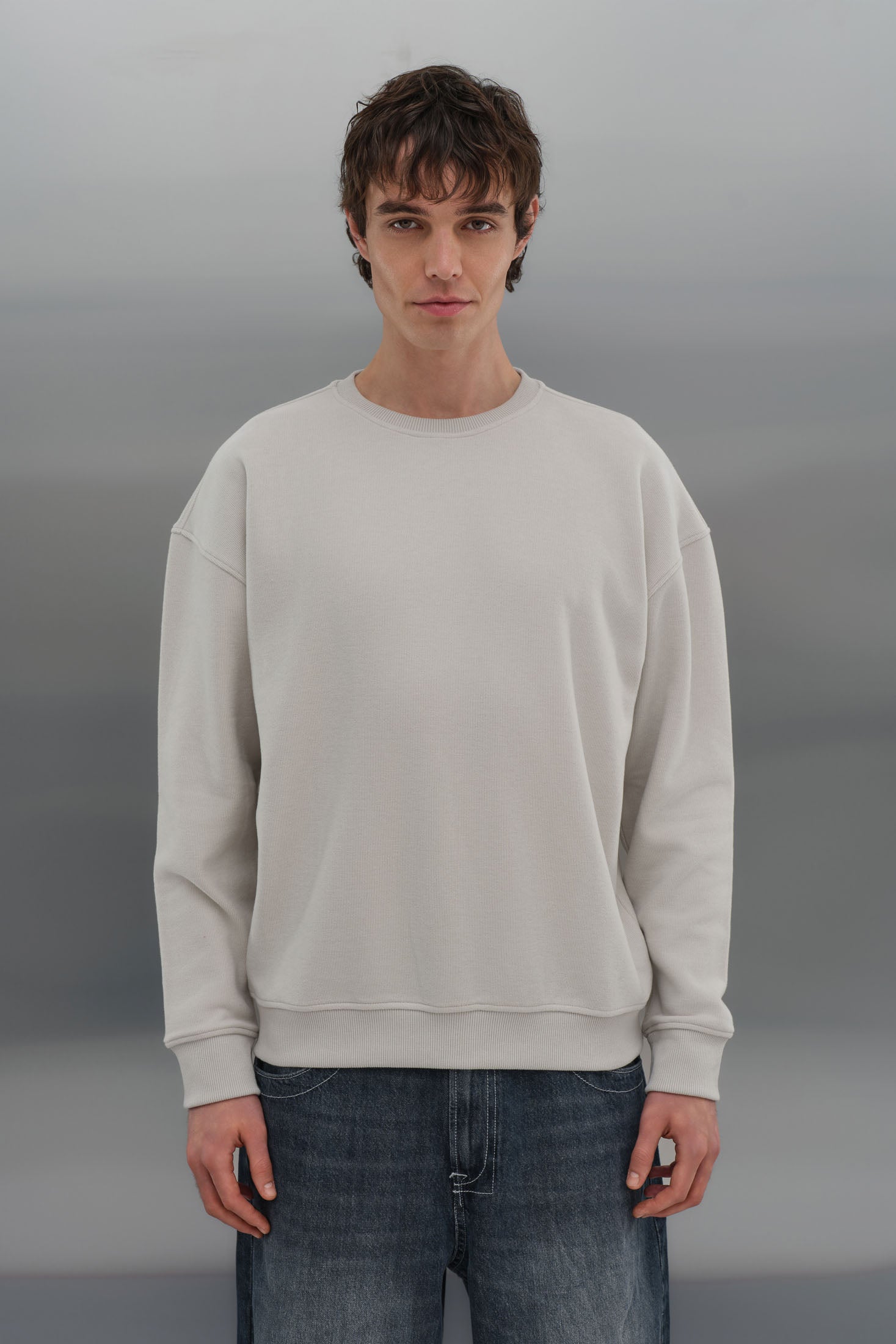 Selanik Sweatshirt - Açık Gri