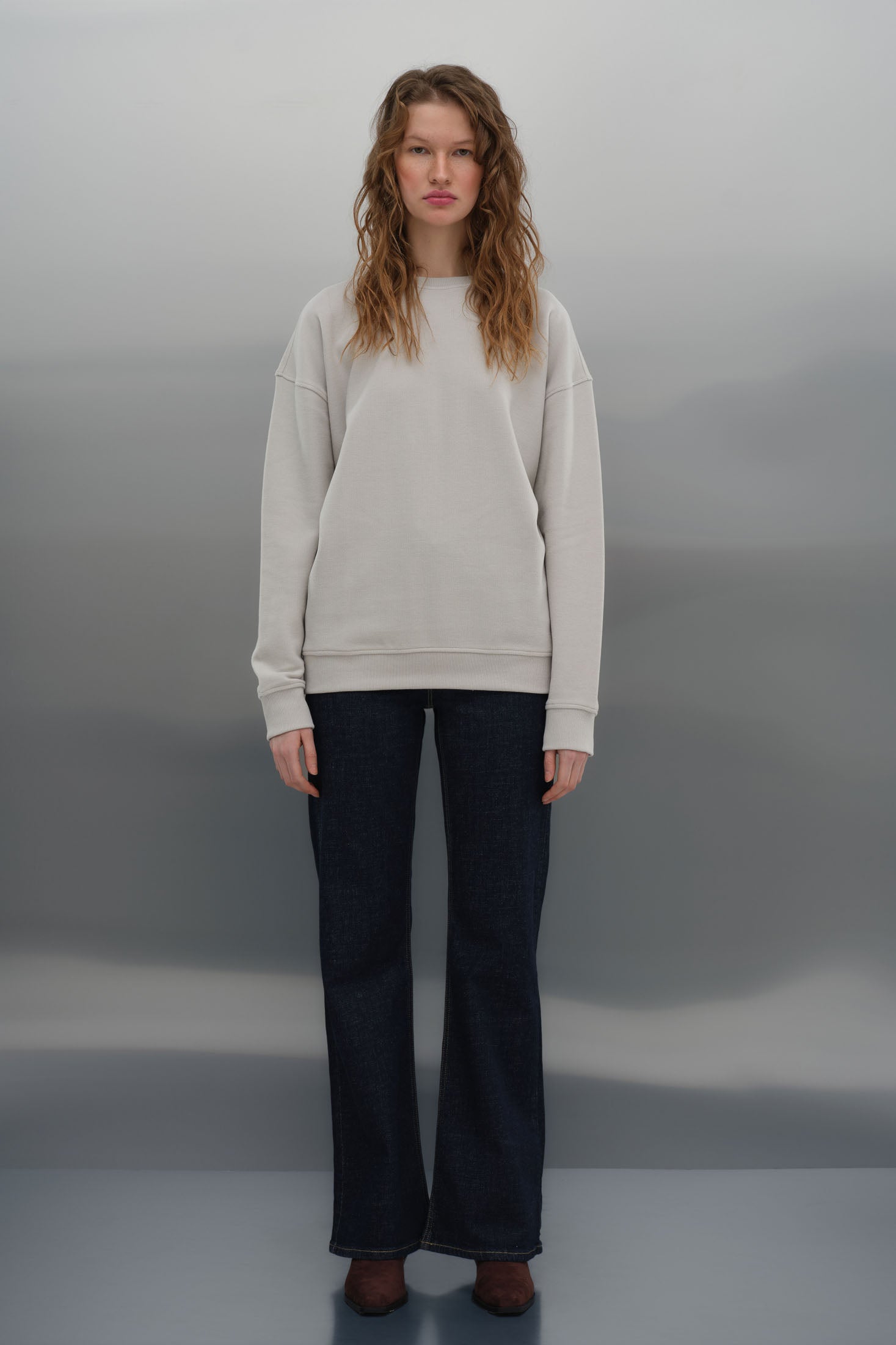 Selanik Sweatshirt - Açık Gri