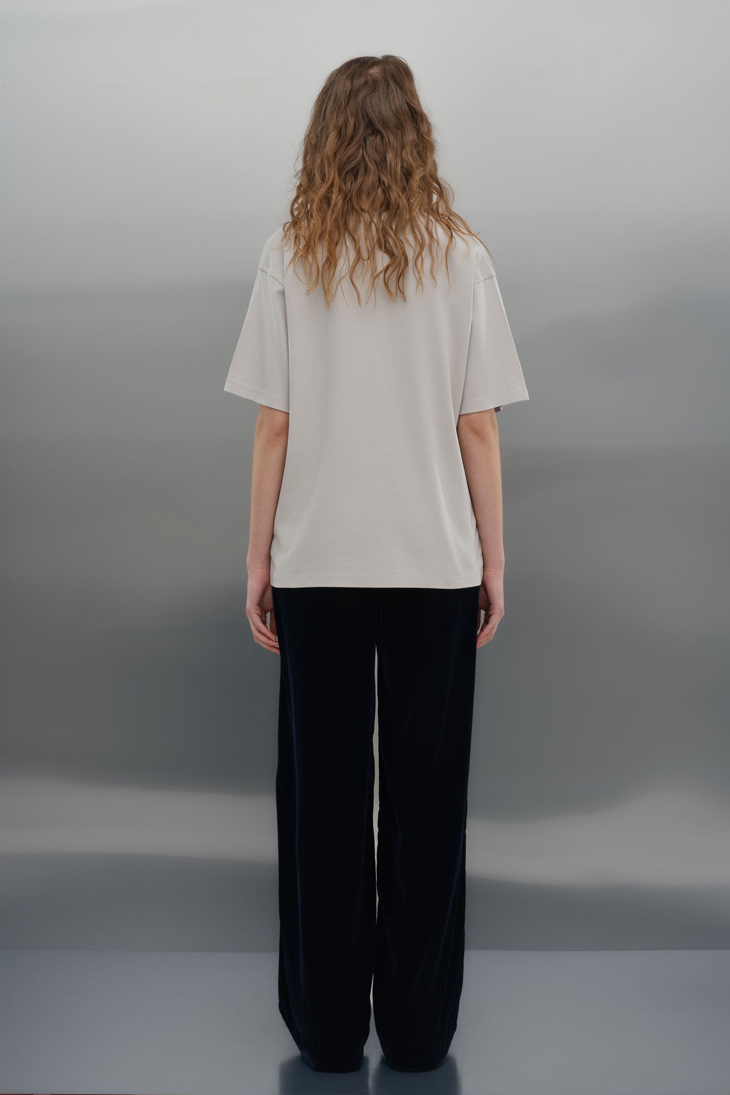 Oversize T-shirt - Açık Gri