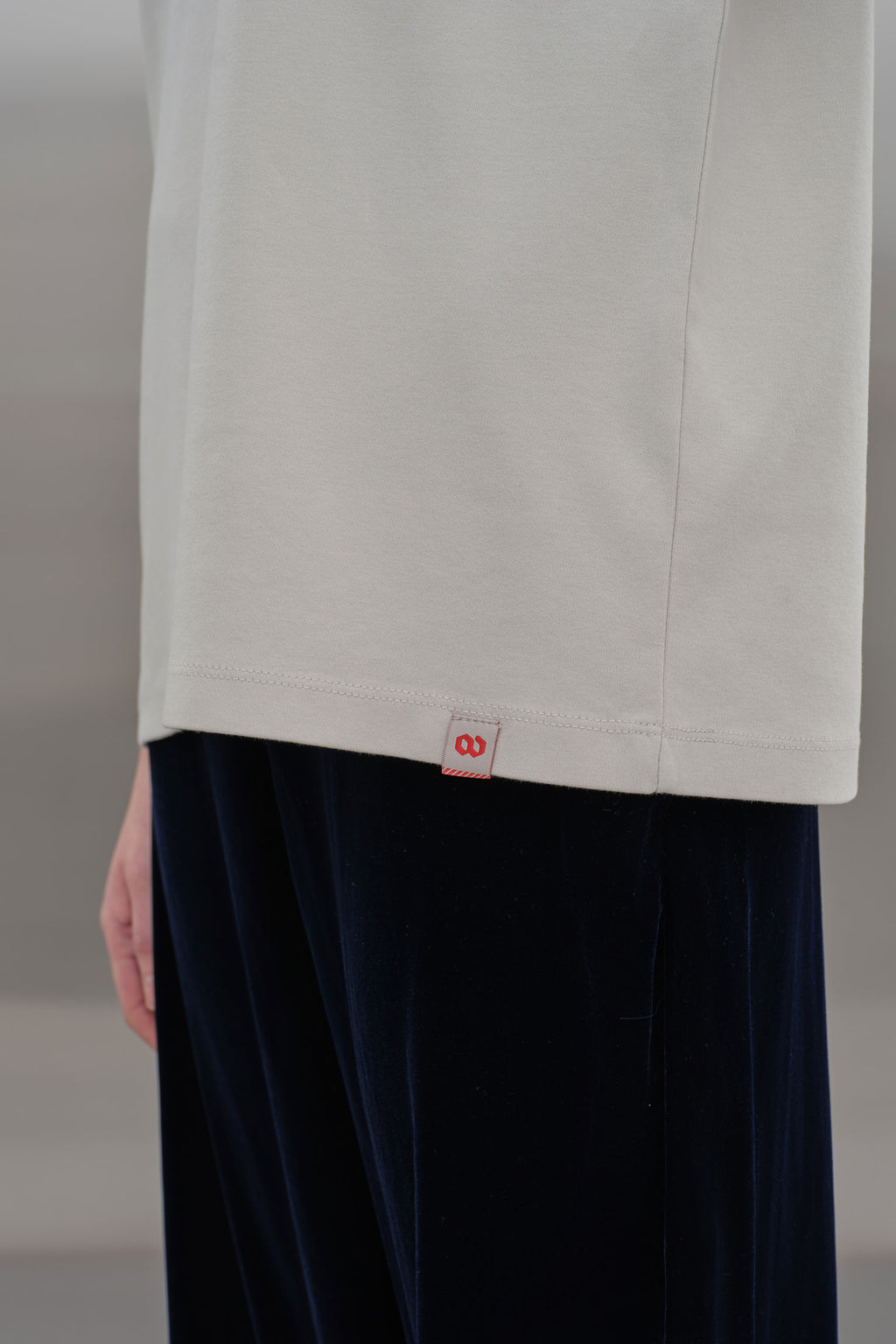Oversize T-shirt - Açık Gri