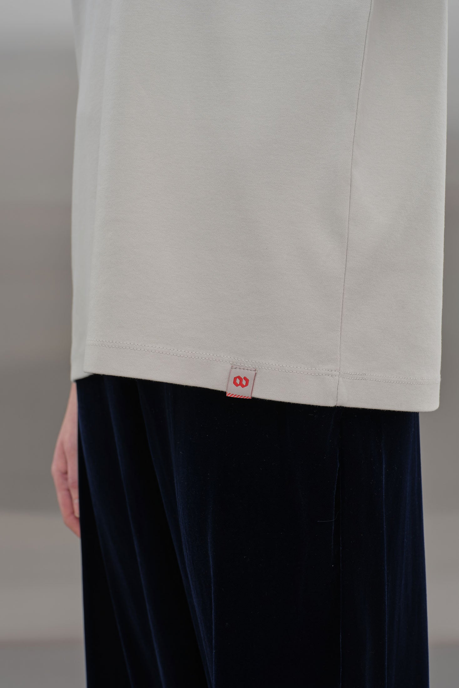 Oversize T-shirt - Açık Gri