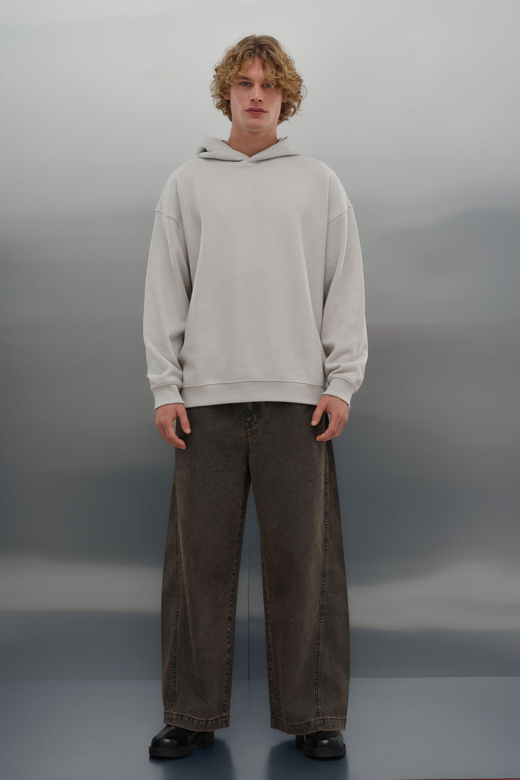 Selanik Hoodie - Açık Gri