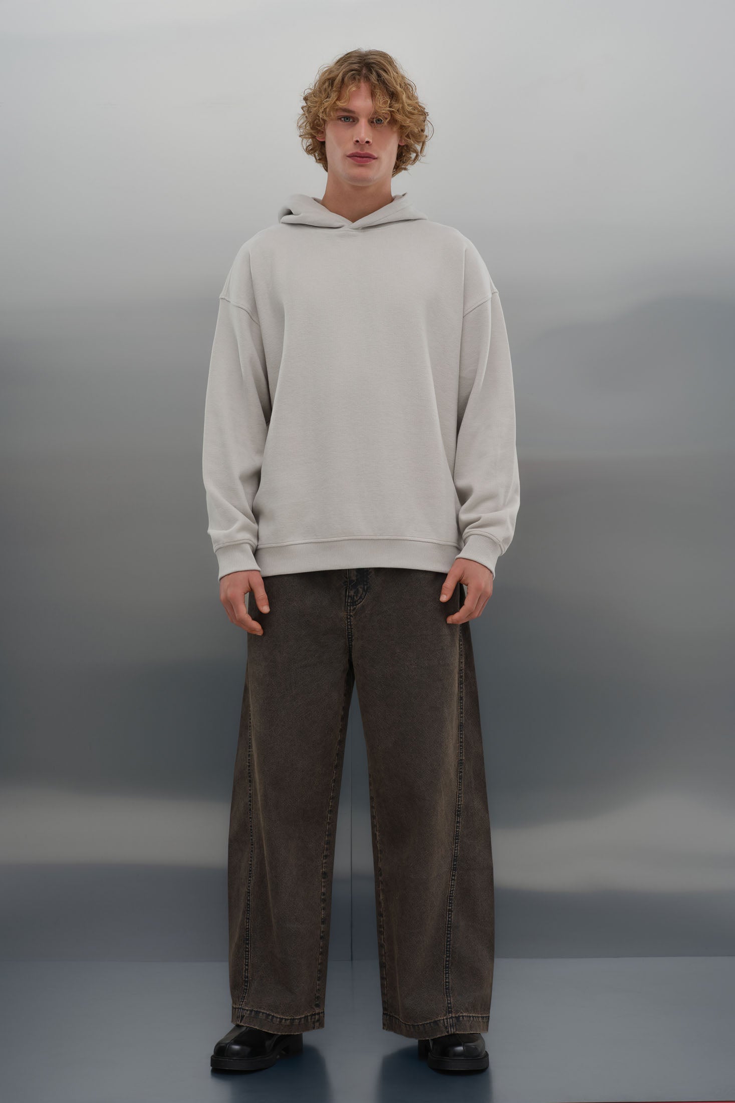 Selanik Hoodie - Açık Gri