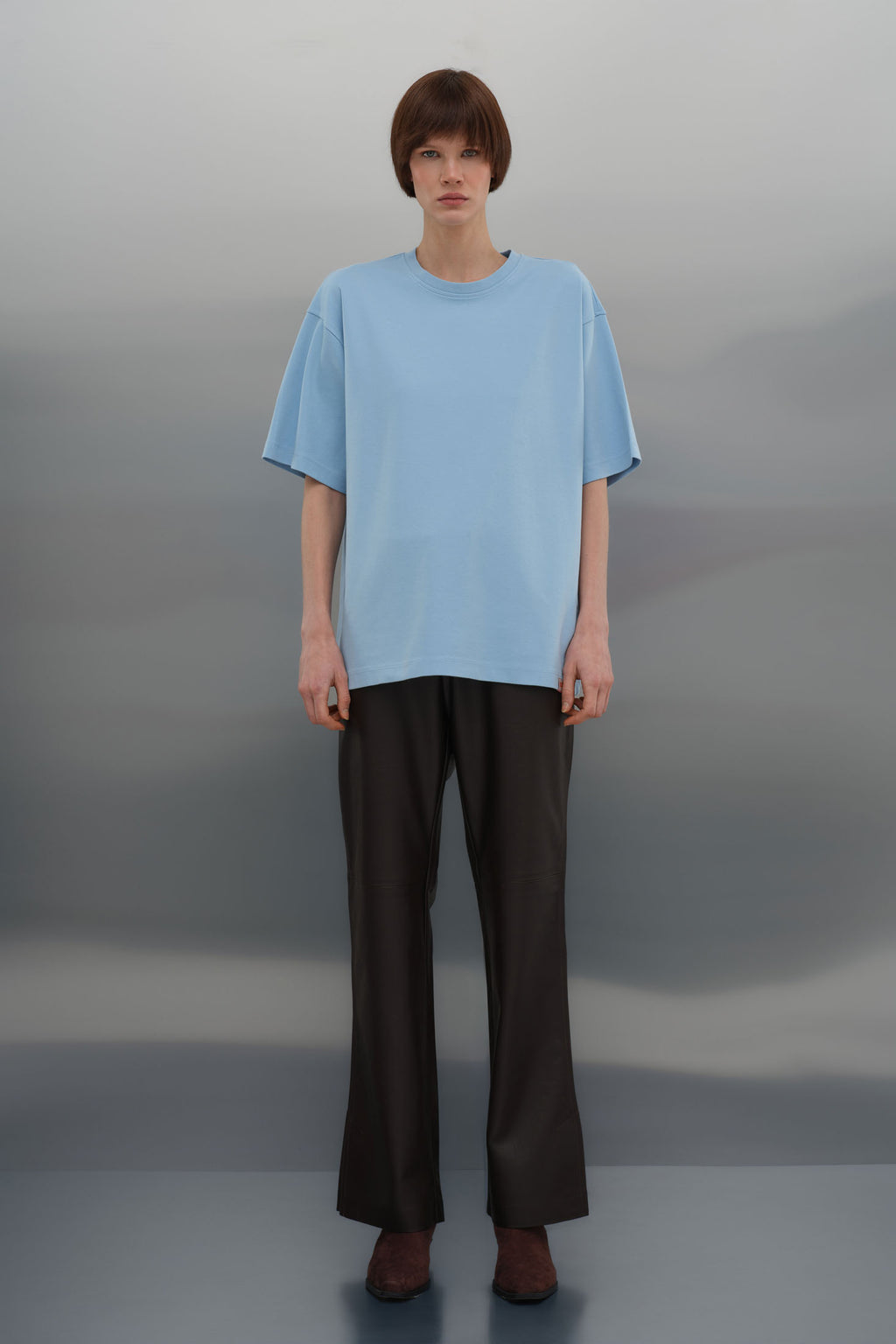 Oversize T-Shirt - Açık Mavi