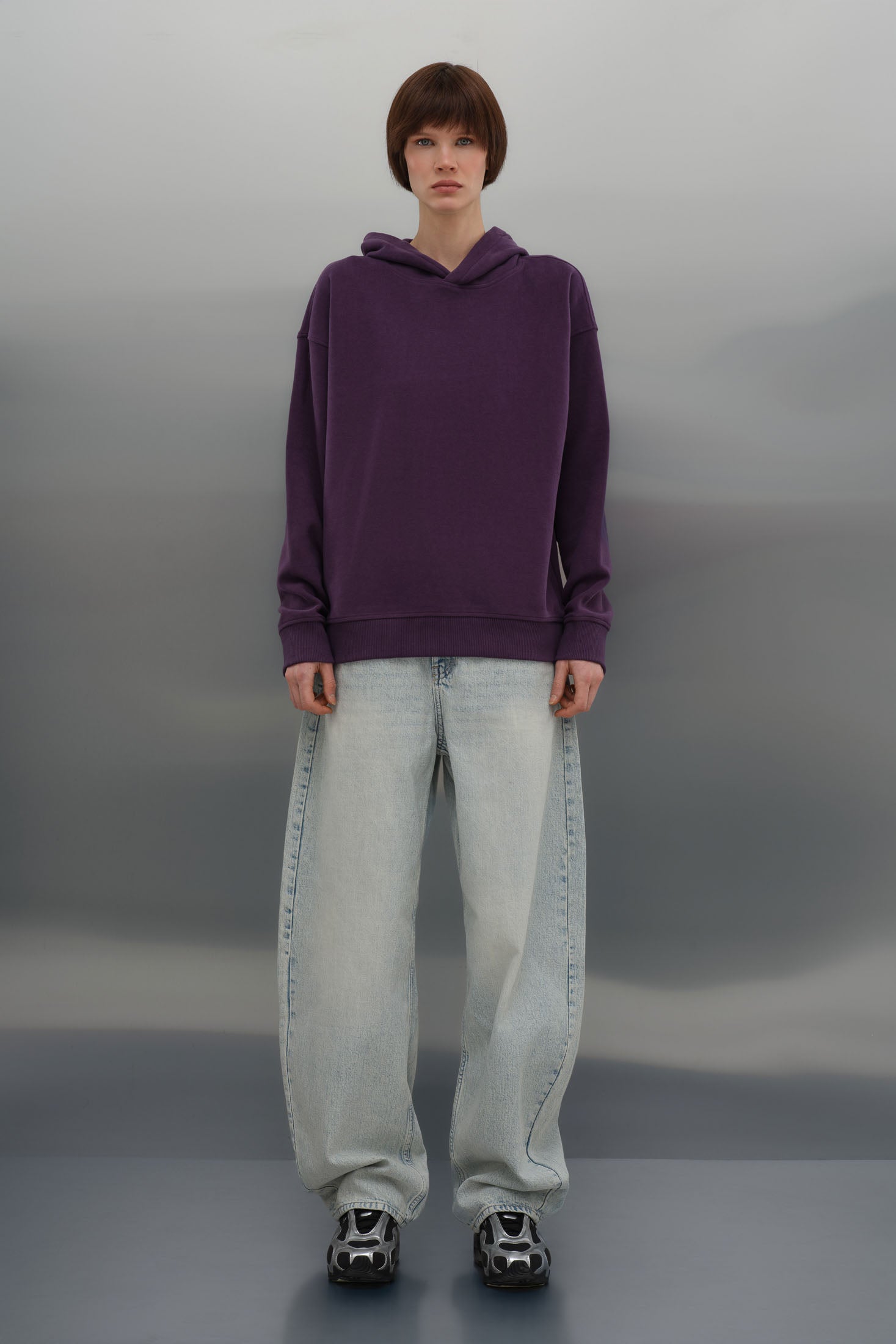 Selanik Hoodie - Mor