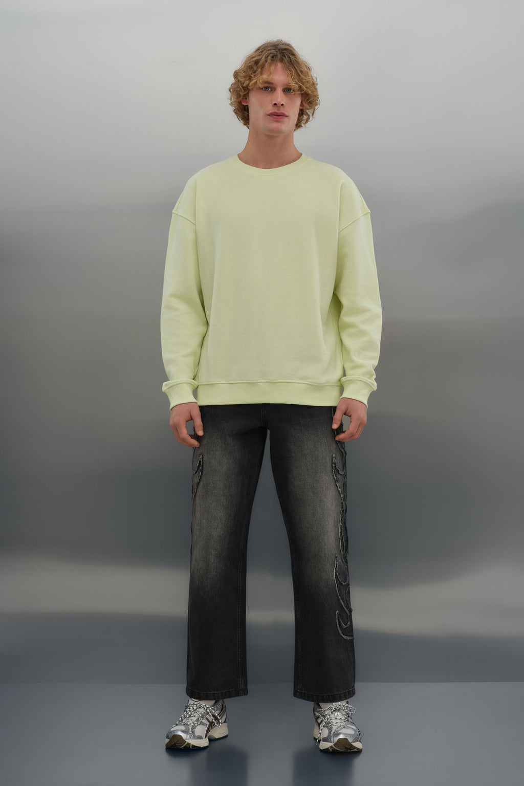 Selanik Sweatshirt - Lime